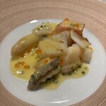 エートルアレーズ - ホワイトアスパラ・アワビ・イカ