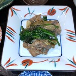 瀬戸内味覚処 芸州 本店 - 豚とほうれん草みそ炒め