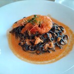 リストランテ　ディ・カナレット - イカ墨とトマトソースパスタ