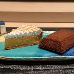 蒼菓 - 『お茶菓子』
      
      ・焼きたてのフィナンシェ
      
      ・静岡県三松園様のエイジアンレモンを使ったタルト・シトロン