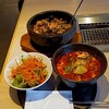 牛兵衛 草庵 - 石焼カルビビビンバランチ＋ユッケジャンスープ