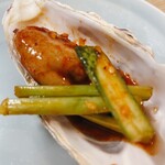 大衆食堂あまつ - 牡蠣キムチ