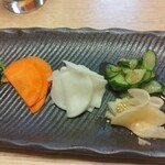 とんかつ 武蔵 - 自家製漬物