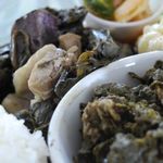 Aloha Theatre Coffee - Mixed Hawaiian Plates 13.95$(LuauStewBEEF&KaluaPork)