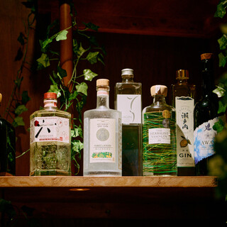 50種以上の国産クラフトジン、ジンカクテルも