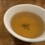 西むら - そば茶だそうです。おいしかった。