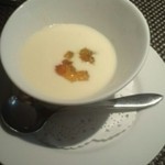 じゃがいもとアサリの冷製スープ