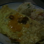 King's Restaurant - ４eggオムレツ＋トッピング＋チャーハン＄１０