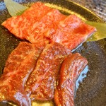 国産牛焼肉くいどん 南流山店 - 国産牛特上カルビと上ハラミ