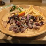 カジュアルフレンチBar 7FUKU - ハーフサーロインステーキ