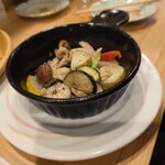 カジュアルフレンチBar 7FUKU - 海老のガーリックオイル