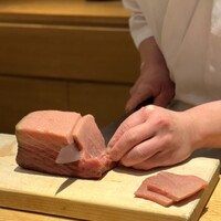 すし みむろ - 脂乗りの良いトロ。