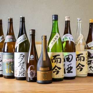 和食に合う地酒やワインが多数。充実のドリンクメニュー