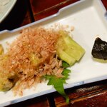 宗平 - 焼きナス450円、日本酒との相性が最高！