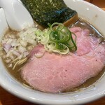 焼きあご煮干しらぁめん はなかぜ - 濃厚らぁめん(¥1,000),替え玉(¥180)