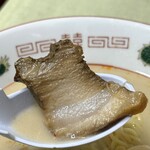 大勝軒 - チャーシューはこんな感じ。
