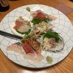 よし庵 - 刺身の盛合せ