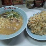 みっちゃんラーメン - 焼き飯定食　1100円