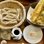 山桜 - たけのこ天ざる蕎麦