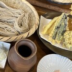 山桜 - 特大海老天ざる蕎麦