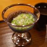 銀座おかもと - 3-4 もずく酢 オクラ?? 2014.8.x