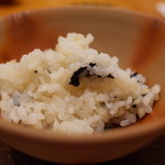 銀座おかもと - 10-2 新生姜と海苔のご飯 2014.8.x