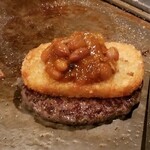 Cheeers BURGER - チリチーズバーガー＋ハッシュドポテト
