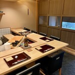 鮨 福原 - 店内　カウンター席