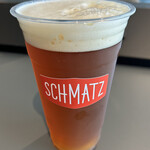 シュマッツ・ビア・スタンド　 - IPA L 2200円税込、pintくらいの大きさ、普通のシュマッツの店舗より5割は高いんじゃないだろうか…
