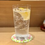 東麻布 天本 - レモンサワー