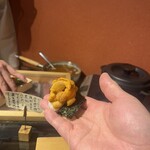 鮨ざこや - ムラサキウニ