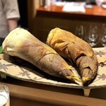 多仁本 - この日のイベントへの大将の気合いとサービス精神の程が伝わる、長岡京から最高の白子♡
      結局は口に入らなかった、大阪の木積筍と並んで（笑）