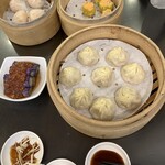 杭州小籠湯包 - 小籠湯包、茄子の小菜