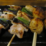 まんつき - ネギマ、つくね：塩