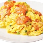 海老入半熟ふわとろ玉子燒