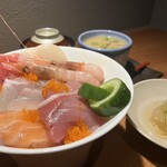 おおさかもん料理 鮨 守屋 - 寿司屋の海鮮丼