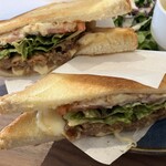 Cafe Kobina - ホットサンド、ジンジャーポーク