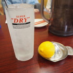 餃子と大衆中華 まるい飯店 - 生しぼりレモンチューハイ