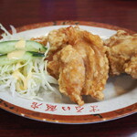 餃子と大衆中華 まるい飯店 - 昼飲みセット（若鶏もも唐揚げ）