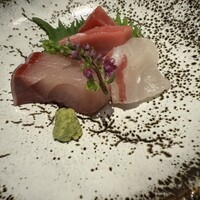 WA-DINNER き - インド鮪とアオリイカのこのわた和え二点盛り