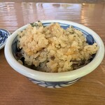 そば処 湧水 - 山菜炊き込みご飯