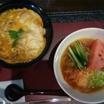 Akita Mikura - ミニ冷麺ミニ親子丼セット
                        １，２００円