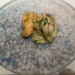 レストランエール - マルハタ　リゾット、筍、ミモレット