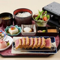 国産牛サーロイン レアカツ御膳 100g