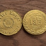 Peter Luger Steak House - お土産のコインチョコ