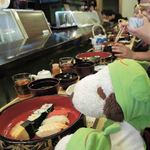 祇園寿司 - 実はこちらのお店には夜によく食べに来てるんだ。
      だから今回バルに参加されるって聞いて、
      ぜひ食べに来たかったの。良かった～！！