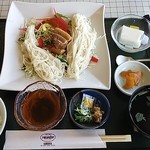 レストラン ラコンテ - 豚角煮そうめんサラダ定食（880円・ランチパスポート500円）