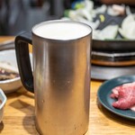 징기스칸 다루마 혼텐 - 2025.4 생맥주(650엔) 삿포로 클래식