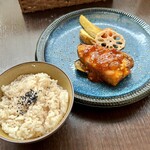 バルバルキッチンアメリ - ランチ：鰤のピリ辛ステーキ(¥1,400)