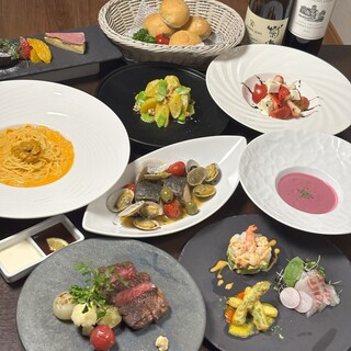 ご予算やご都合に応じて選択可能◎季節を感じるコースがオススメ